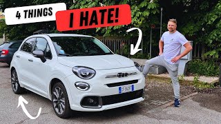 FIAT 500X  4 Things I HATE amp 4 Things I LOVE [upl. by Nevs]