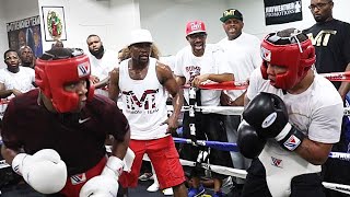 The FULL Gervonta Davis vs Devin Haney SPARRING WAR • 6 Rounds 18 Minutes DOG HOUSE RULES [upl. by Pernell]