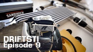 Driftsti Custom Oil Cooler install [upl. by Ahseyd79]