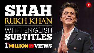 ENGLISH SPEECH  SHAH RUKH KHAN Freedom to Be Yourself English Subtitles [upl. by Florian463]