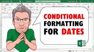 Excel Conditional Formatting for Dates in the PastFutureToday [upl. by Carolyn]