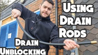 How To Unblock A Drain Using Drain Rods [upl. by Ihsoyim]