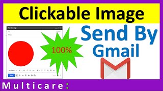 How to send clickable image using gmail  Image with link [upl. by Conney]