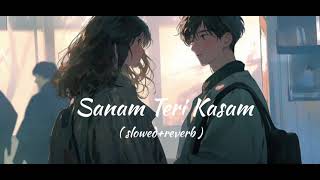 Sanam Teri Kasam  slowed reverb  Ankit tiwaris palak muchhal  lofi [upl. by Nette331]