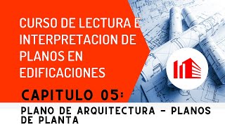 Curso de Lectura e Interpretación de planos  Cap 05 Plano de Arquitectura  Planos de Plantas [upl. by Georgetta]