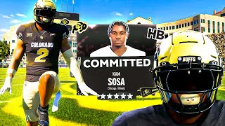 Coach Prime Recruited Kam Sosa To Colorado Ep10 College Football 25 Road To Glory [upl. by Pangaro]