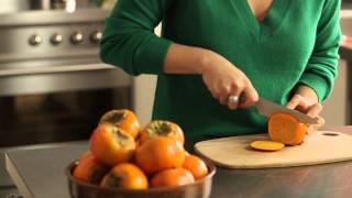 How to cut and store persimmons with Poh Ling Yeow [upl. by Margaret]