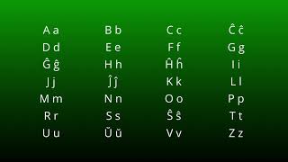 Esperanto 101 The Alphabet [upl. by Studdard]