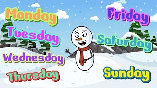 Days of the Week Song  Kids Song  Early Mathematics Skills [upl. by Kathi]