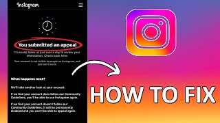 How To Fix “You submitted an appeal” On Instagram [upl. by Aisya806]