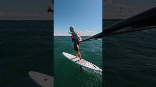 Downwind SUP  Lake Erie [upl. by Bonns703]