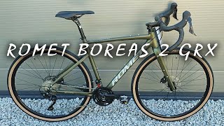 Romet Boreas 2 GRX  rower gravel w świetnej cenie na GRX [upl. by Arly]