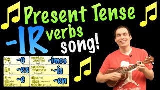 Present Tense IR Verbs Made Easy with a Song in Spanish [upl. by Niatirb]