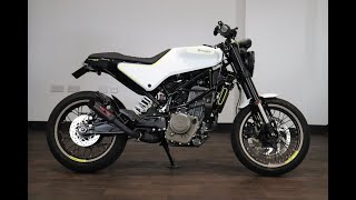 HUSQVARNA VITPILEN 401  WALK AROUND VIDEO TOUR amp START UP [upl. by Ahtnama]