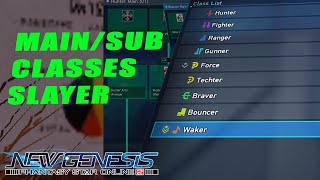 PSO2NGS Subclasses for Slayer Main Slayer as Subclass [upl. by Henig]