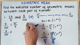 Geometric Means  Step by Step Explanation [upl. by Ott]