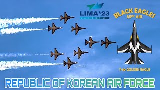 LIMA’23  🇰🇷 BLACK EAGLES Aerobatic team 🇰🇷 ROKAF day 3 malaysia airshow blackeagles [upl. by Selie]