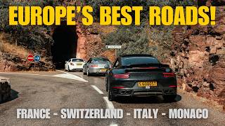 Driving Europes Best Roads European Road Trip Special  Route De Riviera 2024 [upl. by Aidualc]