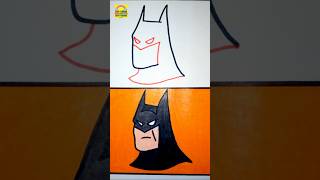 Easy Batman Face Mask drawing batman drawing viralvideo easydrawing shorts [upl. by Reh]