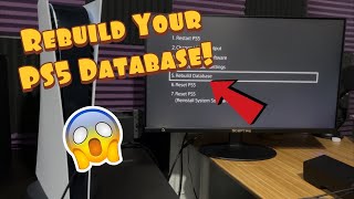 How To Rebuild Your Database On PS5  Playstation 5 Rebuild Database Tutorial [upl. by Ahsienet]