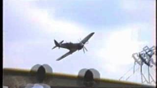 CLIPPED WING SPITFIRE  LOW amp FAST PASS  ROLLS ROYCE MERLIN  AWESOME SOUND [upl. by Akeirahs]