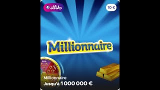 GRATTAGE DE TICKETS FDJ  MILLIONNAIRE [upl. by Isolt841]