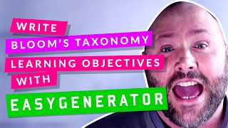 Write Blooms Taxonomy Learning Objectives With EasyGenerator [upl. by Auston]