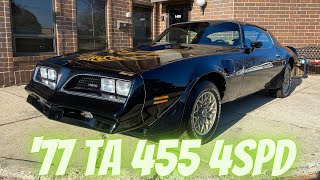 1977 Pontiac Pontiac Trans Am  455  4 Speed  SOLD [upl. by Anilemrac]