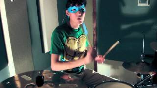 TMNT Original Theme Song  Drum Cover [upl. by Lavinie579]