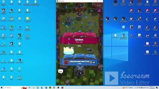 jugando clash royale en pc y subiendo de arena [upl. by Servetnick]