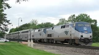 Amtrak 202 Leads Train 4 Princeton IL 52024 [upl. by Eulalia]