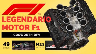 🏁Ford Cosworth DFV 🛠 El Motor Legendario 🌟 de Lotus 49 🏎 que Marcó la Fórmula 1 🏆 🏁 [upl. by Jaf]