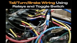 Wiring up the Tail  Turn amp Brake lights from Scratch [upl. by Anthea]