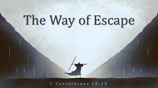 The way of escape ll 1 Corinthians 1013 ll ONE minute video ll Memorizing Scriptures [upl. by Airan]