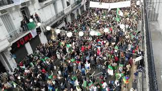 les manifestants chantent liberté de Soolking à Alger [upl. by Mccormick910]