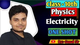 Class  10th  Electricity  By Gopal Sir  Oneshot Video class10 oneshot boardexam cbse [upl. by Cristen]