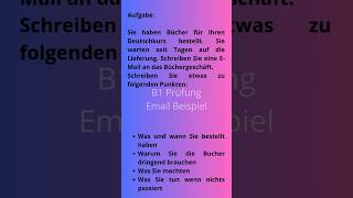 DTZ B1 Brief Email Schreiben Beispiel deutsch deutschlernen [upl. by Jenne21]