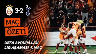 📺 ÖZET  Galatasaray 32 Tottenham UEFA Avrupa Ligi  Lig Aşaması 4 Maç [upl. by Gennaro]