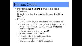 OLD VIDEO  ANES 475  Lecture 5  Part 1 [upl. by Oralee]