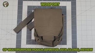 WOSPORT GP Multipurpose pouch SPIRITUS JSTA Clone pouch Review [upl. by Marti]