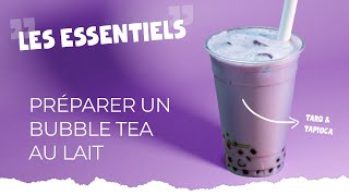 Préparer un bubble tea au lait [upl. by Singleton]