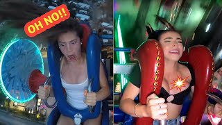 Oops Moments Compilation Of Slingshot Ride  Funny Ride [upl. by Albur]