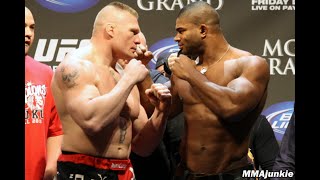 Brock THE BEAST Lesnar vs Alistair THE DEMOLITION MAN Overeem UFC 141 31 December 2011 [upl. by Housum]