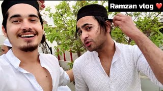 Ramzan Vlog ❤️ Kakrouli babu organised Iftar Roza at his home☺️ ramzan rozaiftar trending vlog [upl. by Gildas]