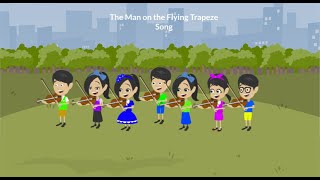 The Man on the Flying Trapeze Nursery Rhymes Kids Songs Vyond Version [upl. by Astor]