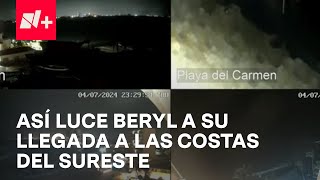 Así será la trayectoria de Beryl en su paso por el territorio mexicano  En Punto [upl. by Marietta442]