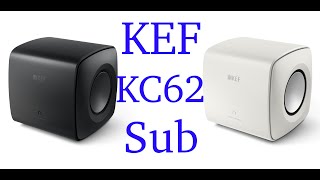 KEF KC62 subwoofer easily the best compact sub Ive heard [upl. by Nirtak]