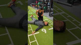 Worst Deadlift accident ever 🤯 comedy fail workout mrsus patrox gym couplegoals [upl. by Kciredohr]