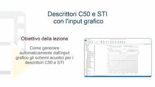 Tutorial SuoNus  Descrittori C50 e STI con linput grafico  ACCA software [upl. by Annahgiel]