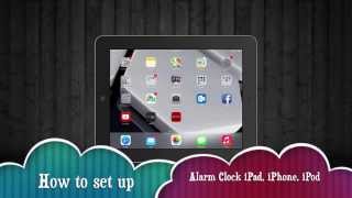 How to set Alarm Clock on iPhone iPad iPod iPhone 5S 5C 5 4S 4 3GS [upl. by Marylee]